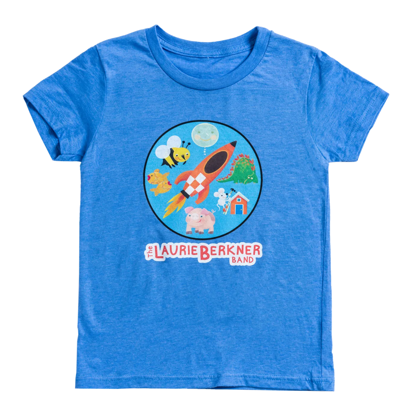 Laurie Berkner Rocket Youth T-Shirt (Blue)