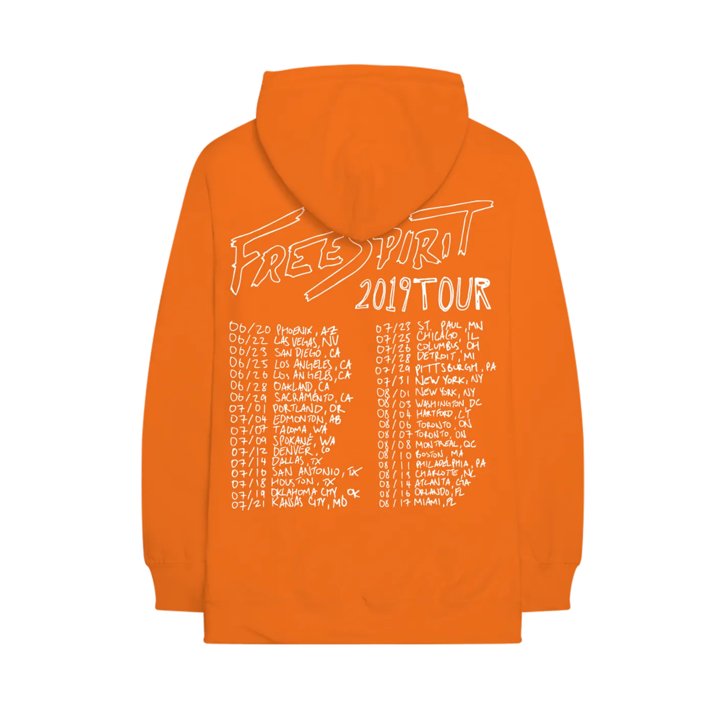 Khalid FREE SPIRIT TOUR VAN HOODIE