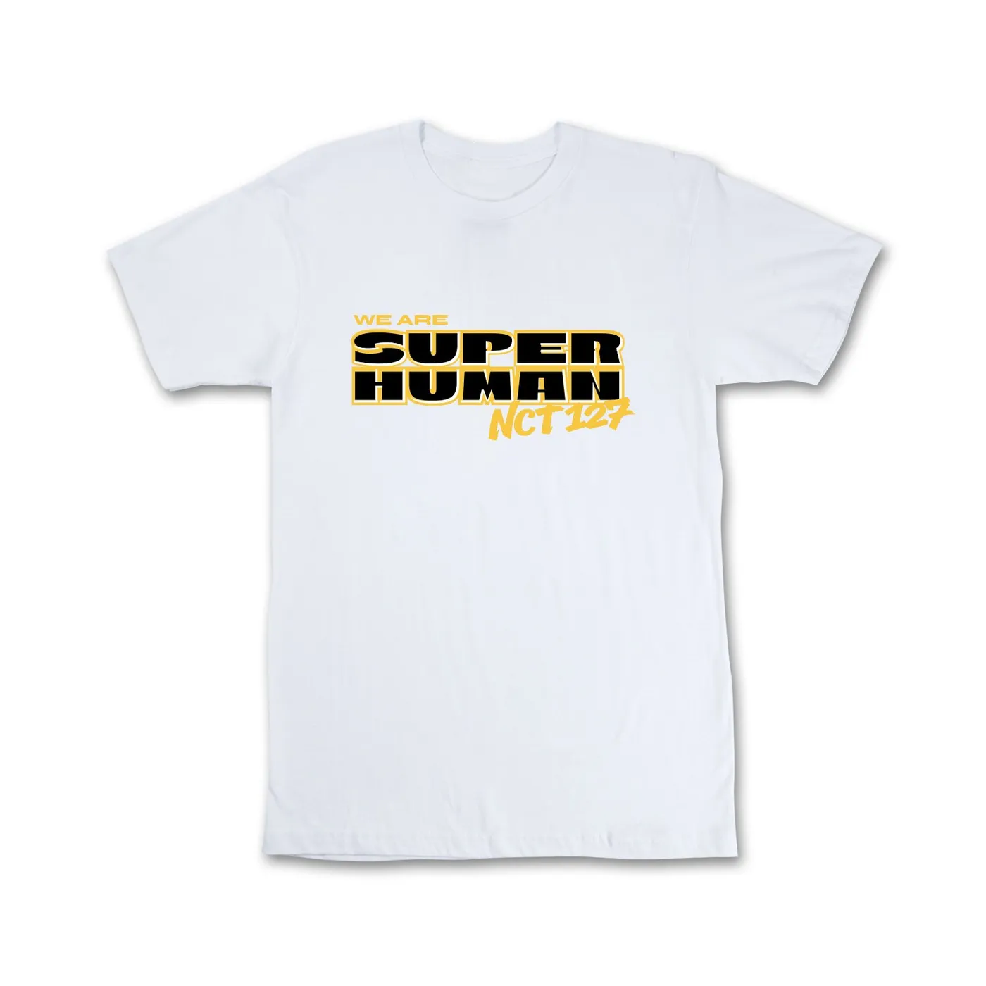 NCT 127 Superhuman Short sleeve White T-Shirt