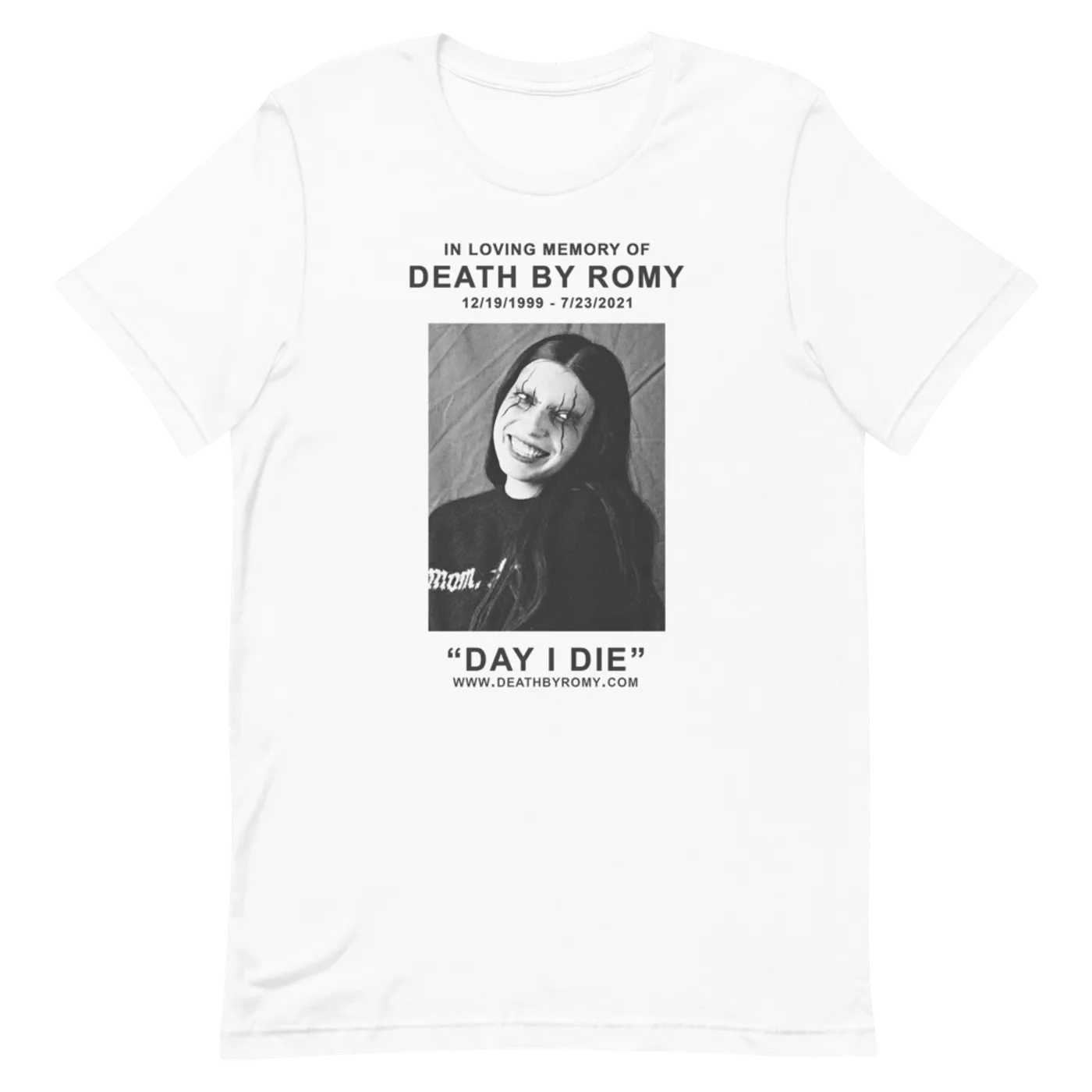 DeathbyRomy Obituary T-Shirt