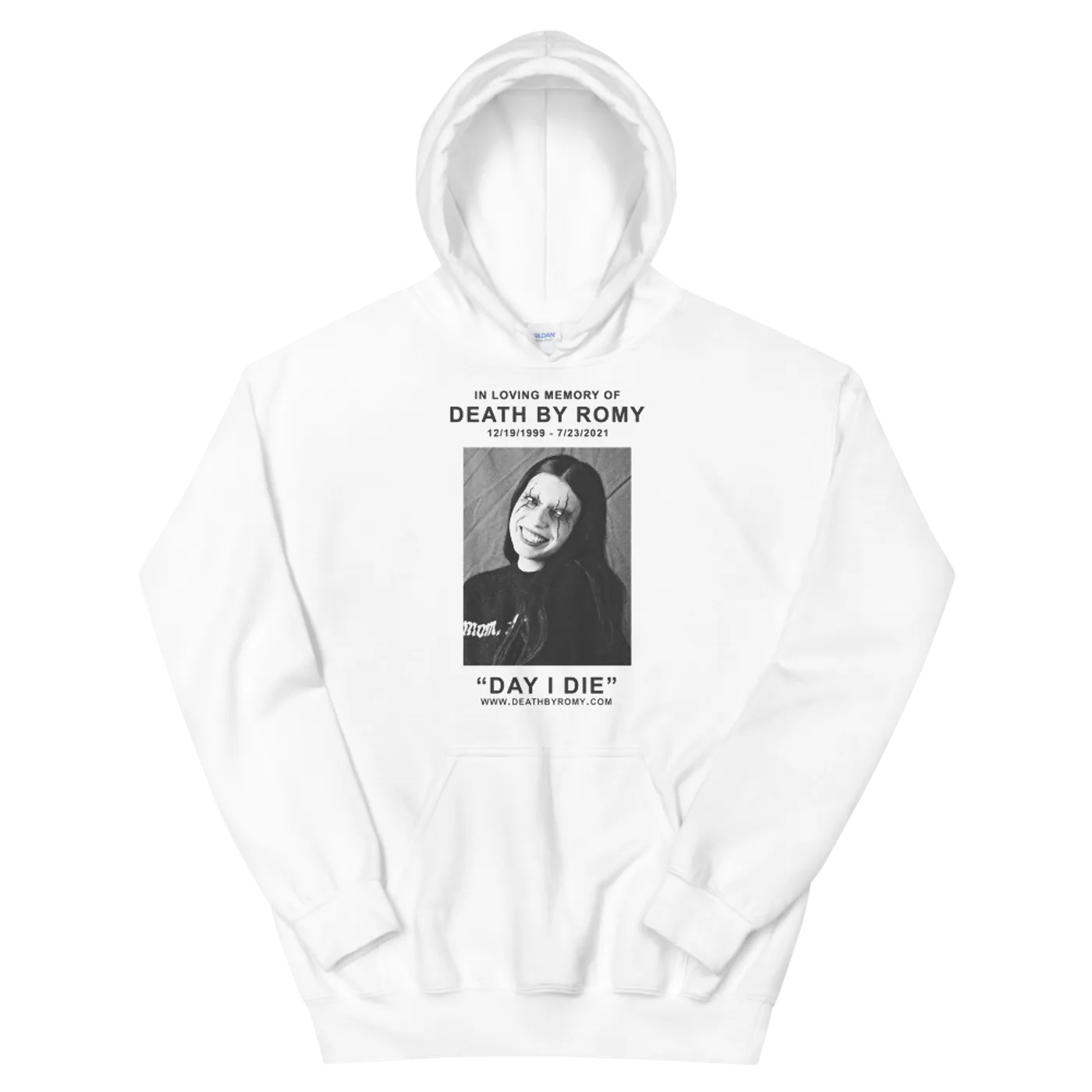 DeathbyRomy Obituary Hoodie