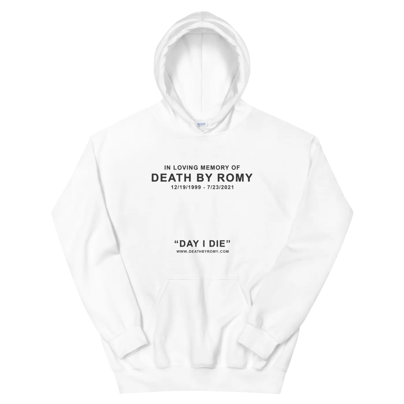 DeathbyRomy Day I Die Hoodie