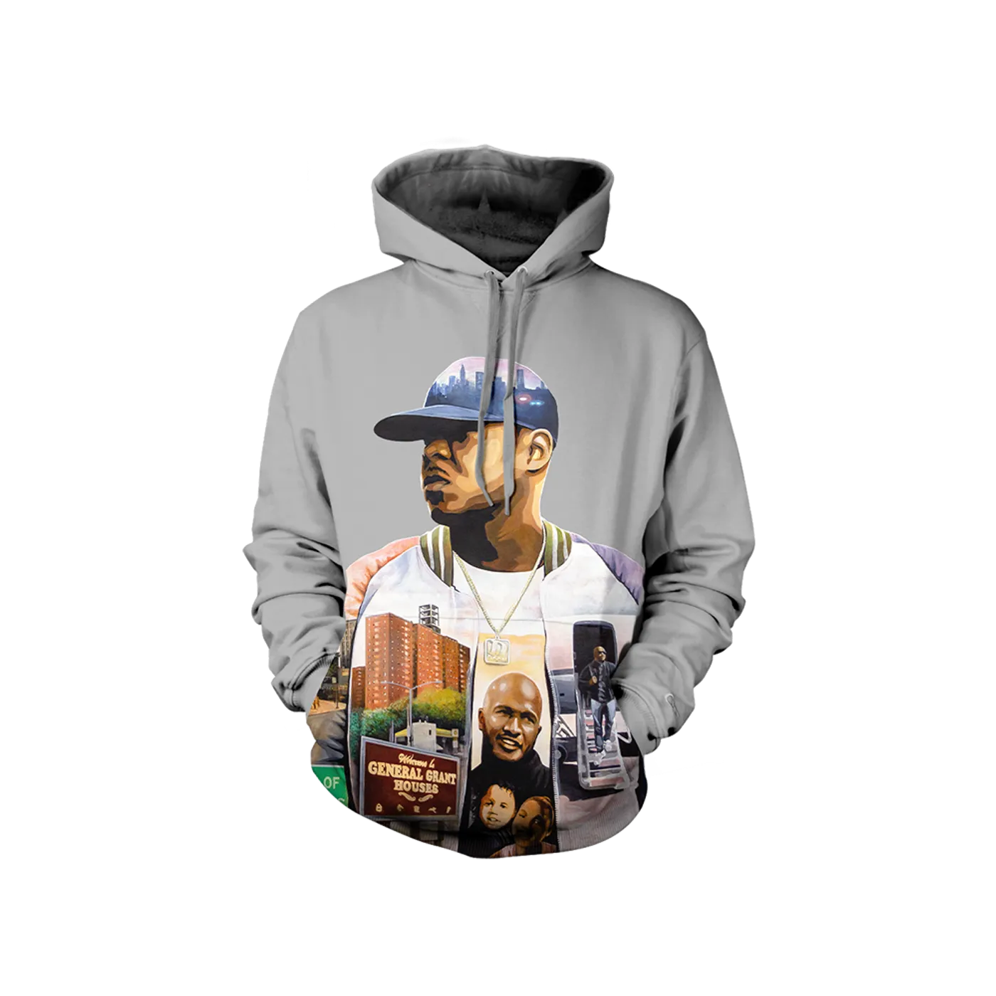 Jadakiss Album Art Grey Hoodie