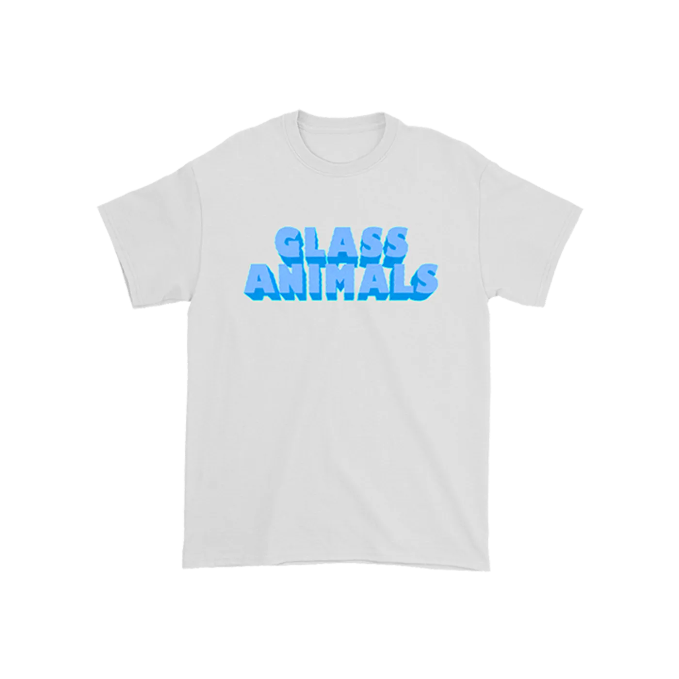 Glass Animals White Wavey Logo T-Shirt