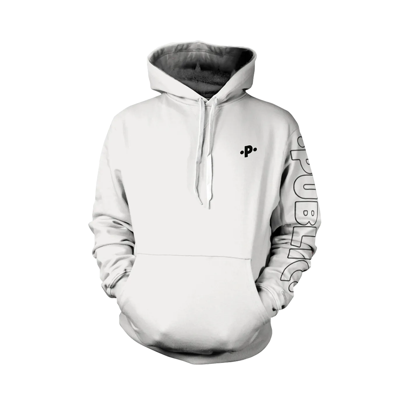 PUBLIC White Hoodie