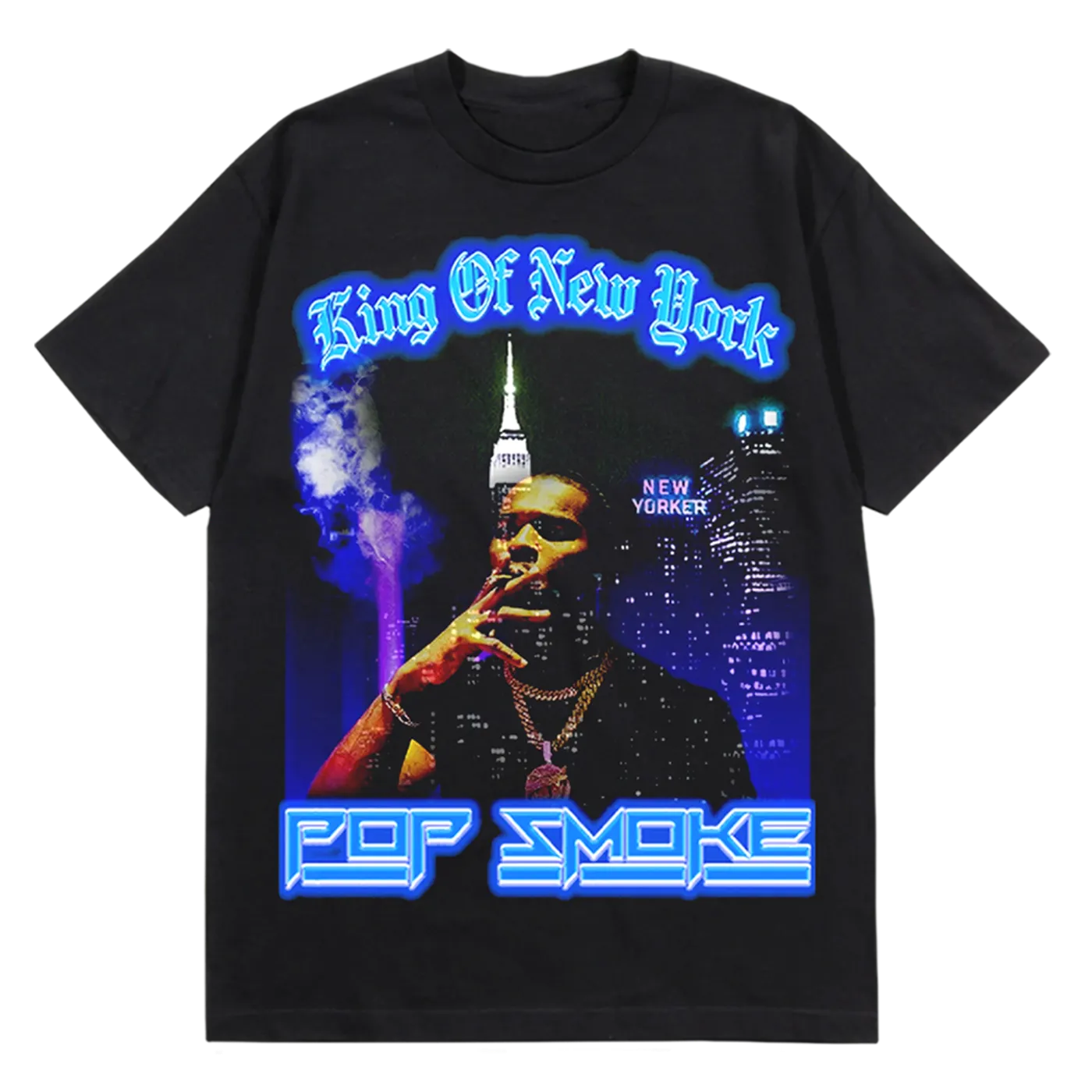 Pop Smoke King of New York Black T-Shirt