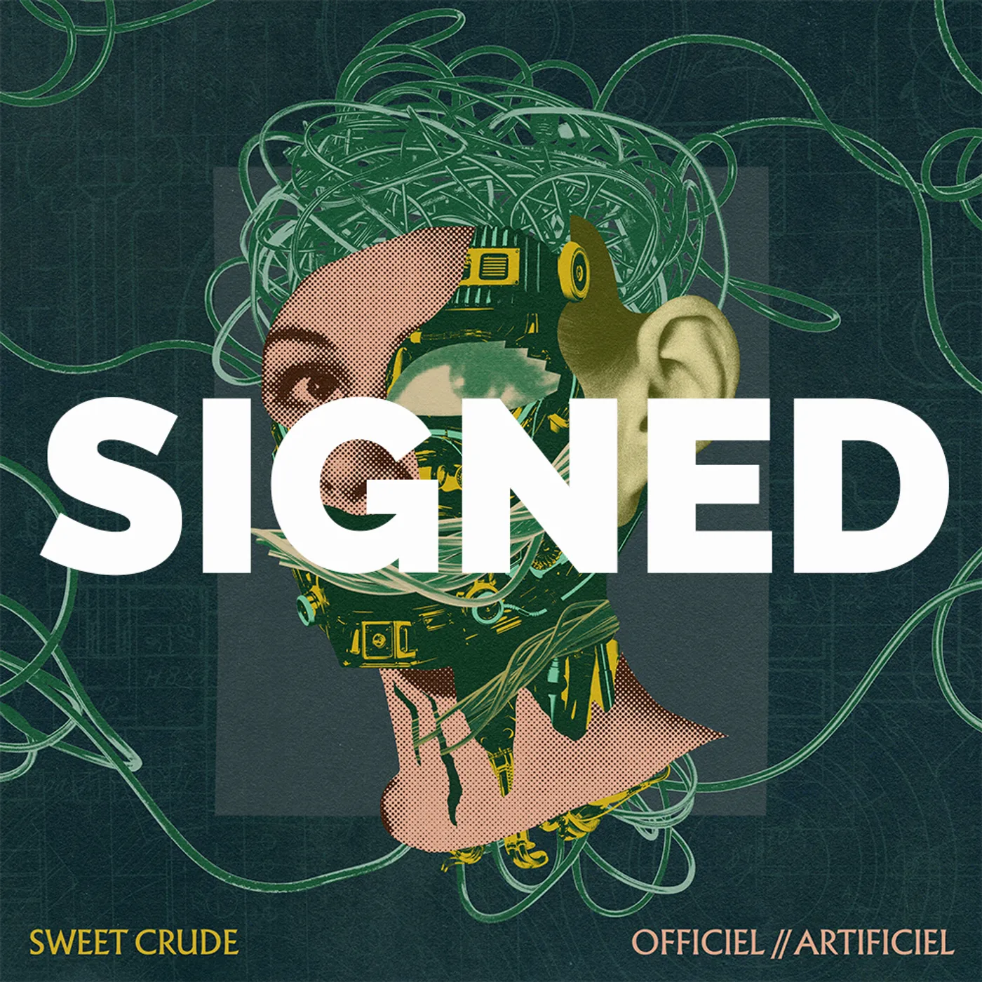 Sweet Crude Officiel//Artificiel Signed CD Booklet