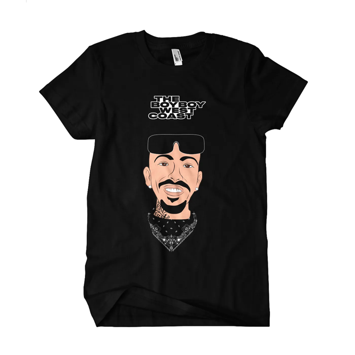 The Boyboy West Coast Bottoms Up Black T-Shirt + Digital Single
