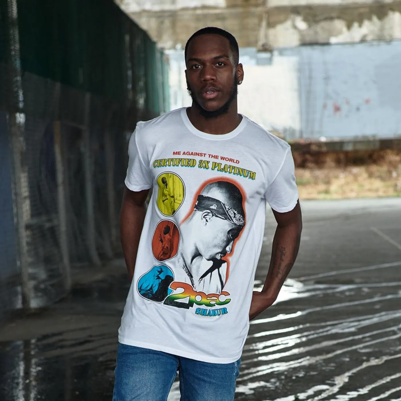 Tupac Me Against the World Colors T-Shirt