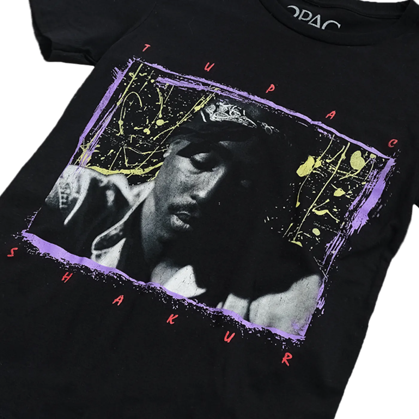 Tupac 90's Splatter T-Shirt