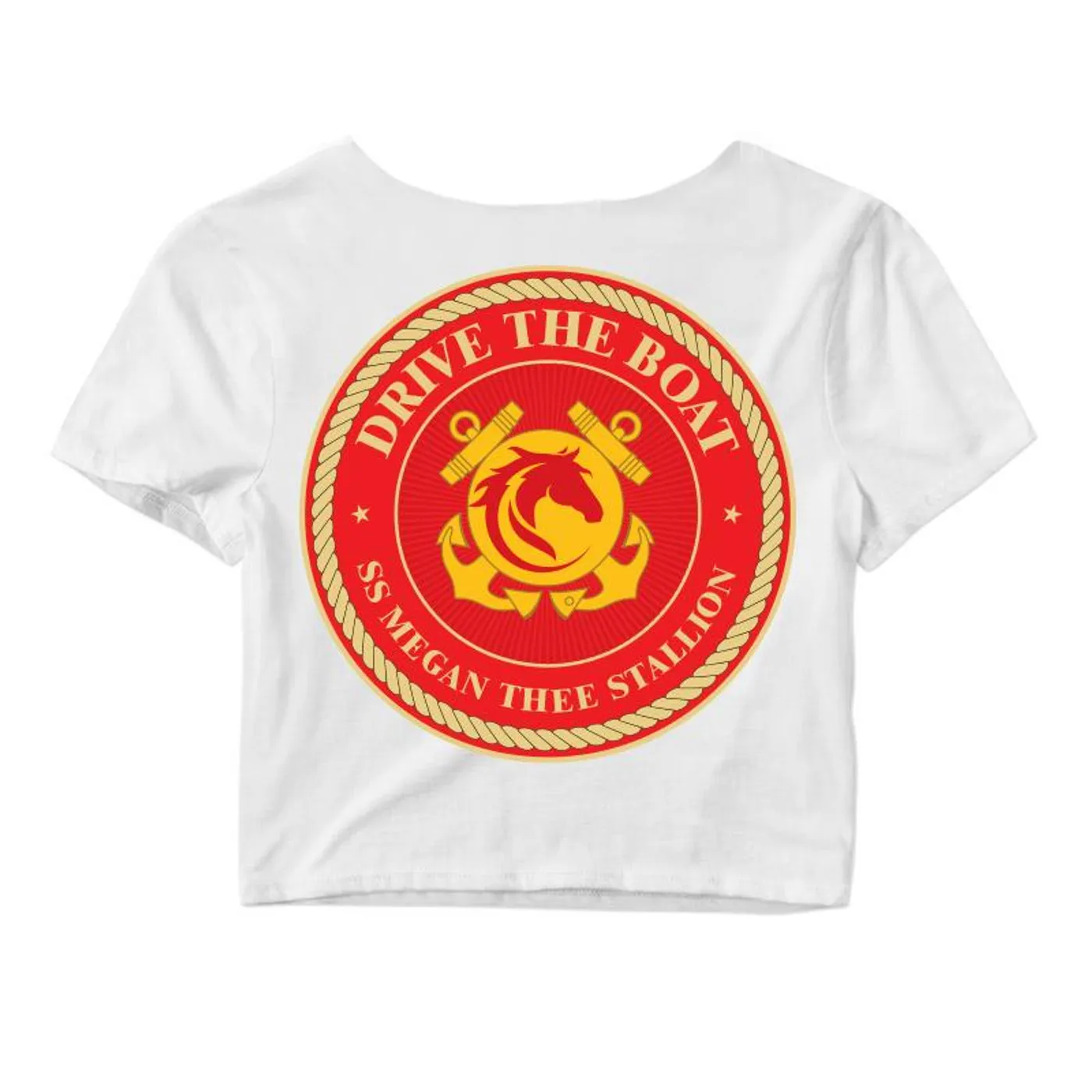 Megan Thee Stallion Drive Thee Boat Crop Top