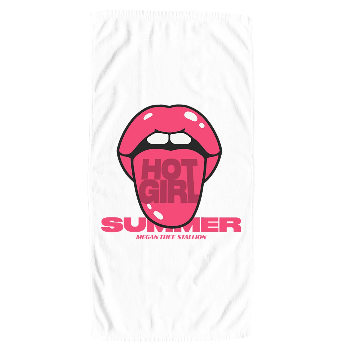 Megan Thee Stallion Hot Lips Beach Towel