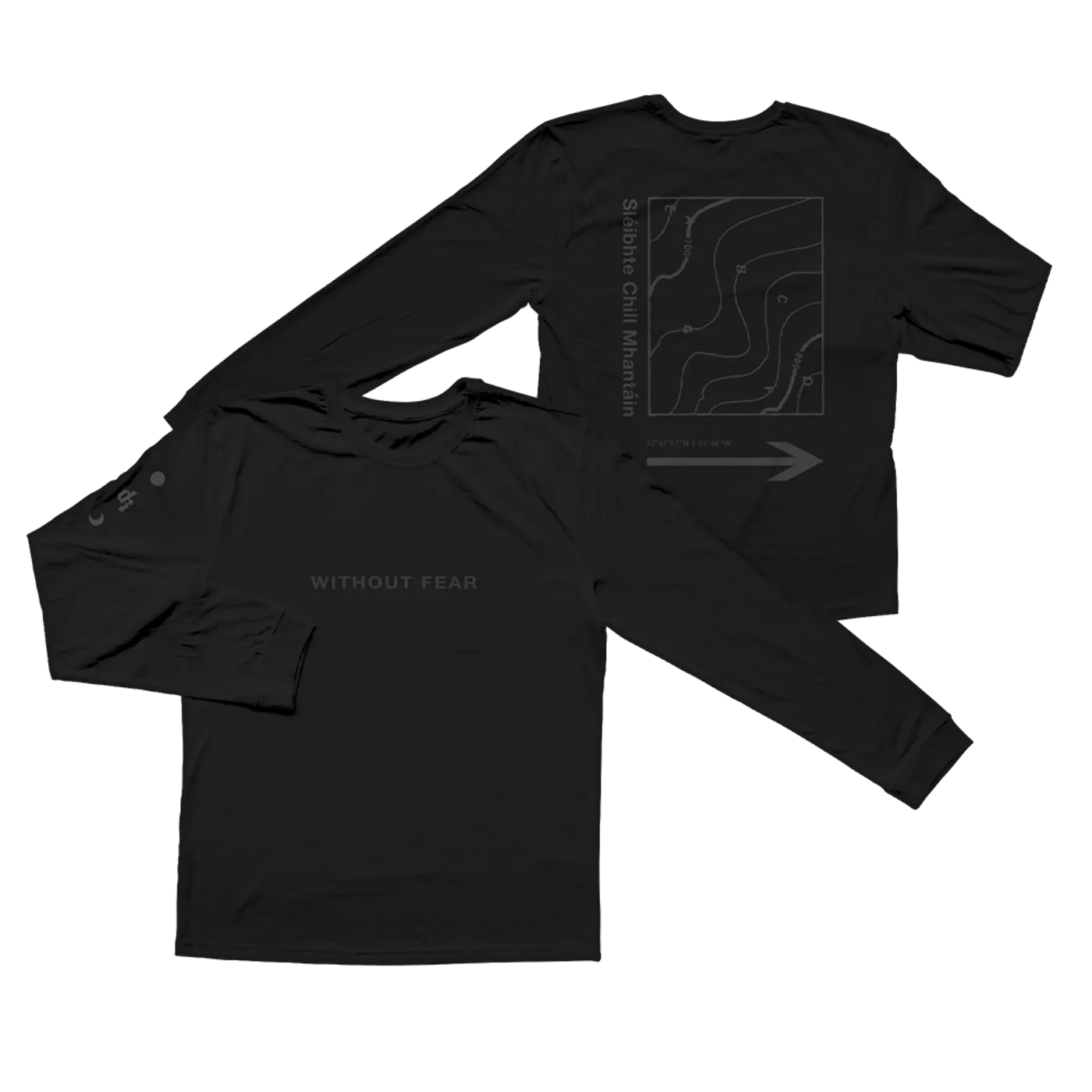 Dermot Kennedy Wicklow Mountains Long Sleeve: Black on Black Edition