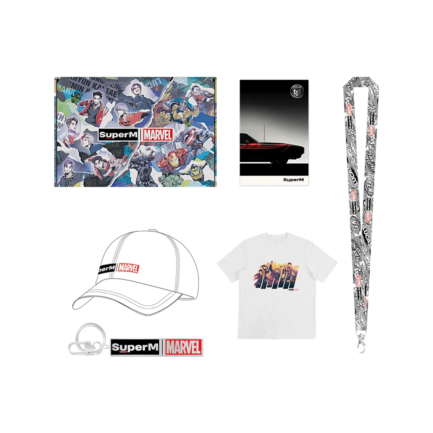 SuperM X MARVEL Special Package Cartoon Type