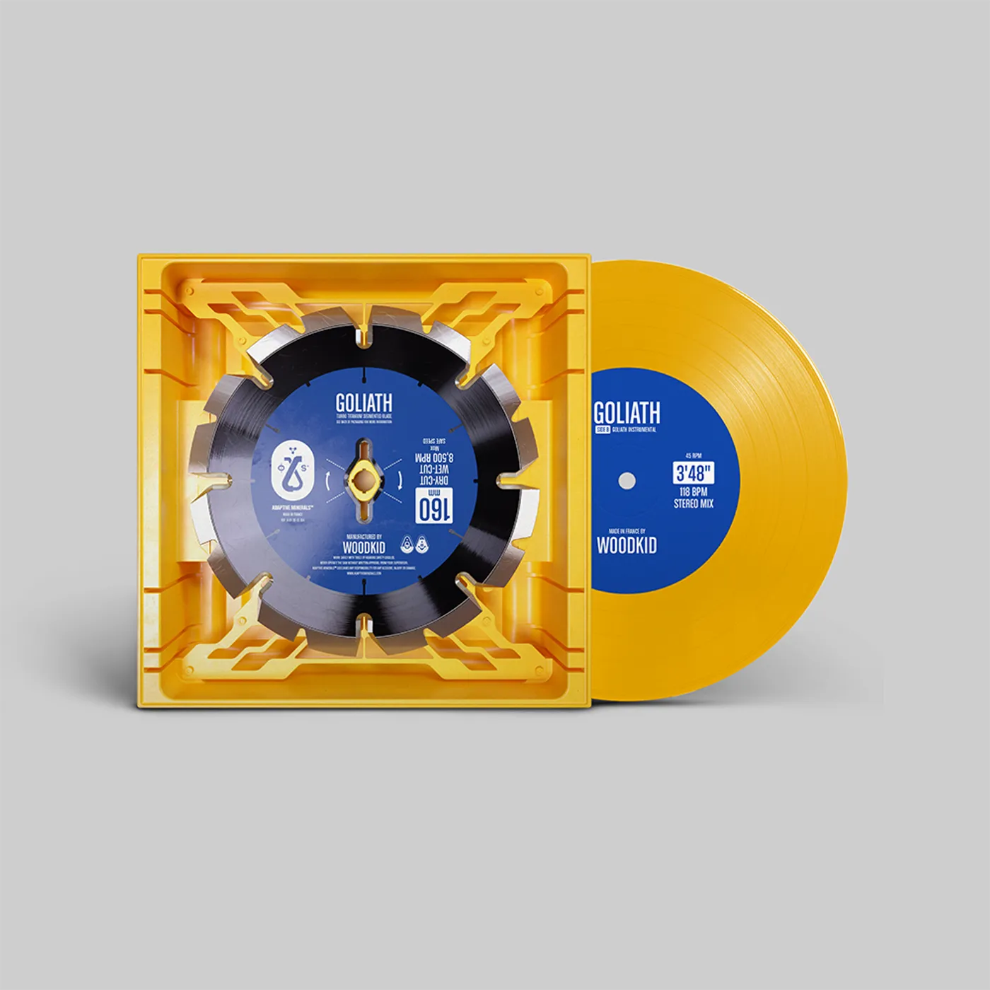 Woodkid GOLIATH (LTD. YELLOW 7") (Vinyl)