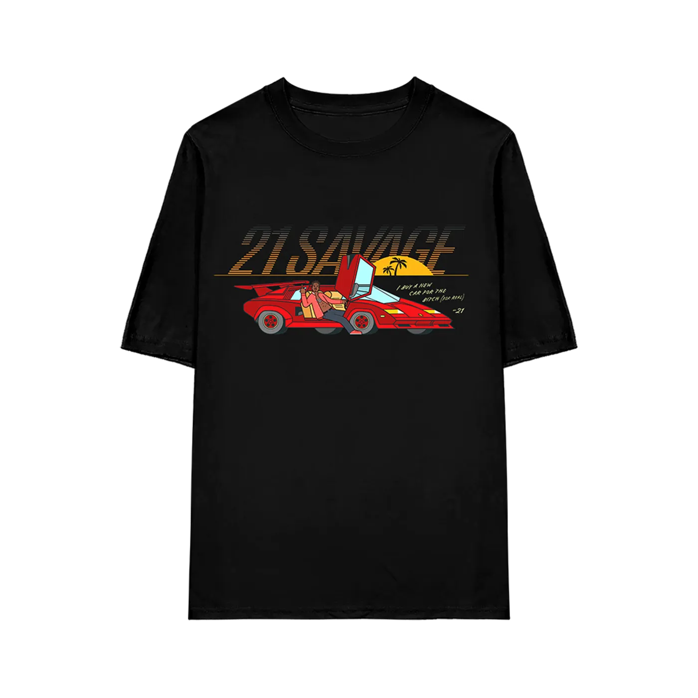21 Savage ISSA New Car T-Shirt