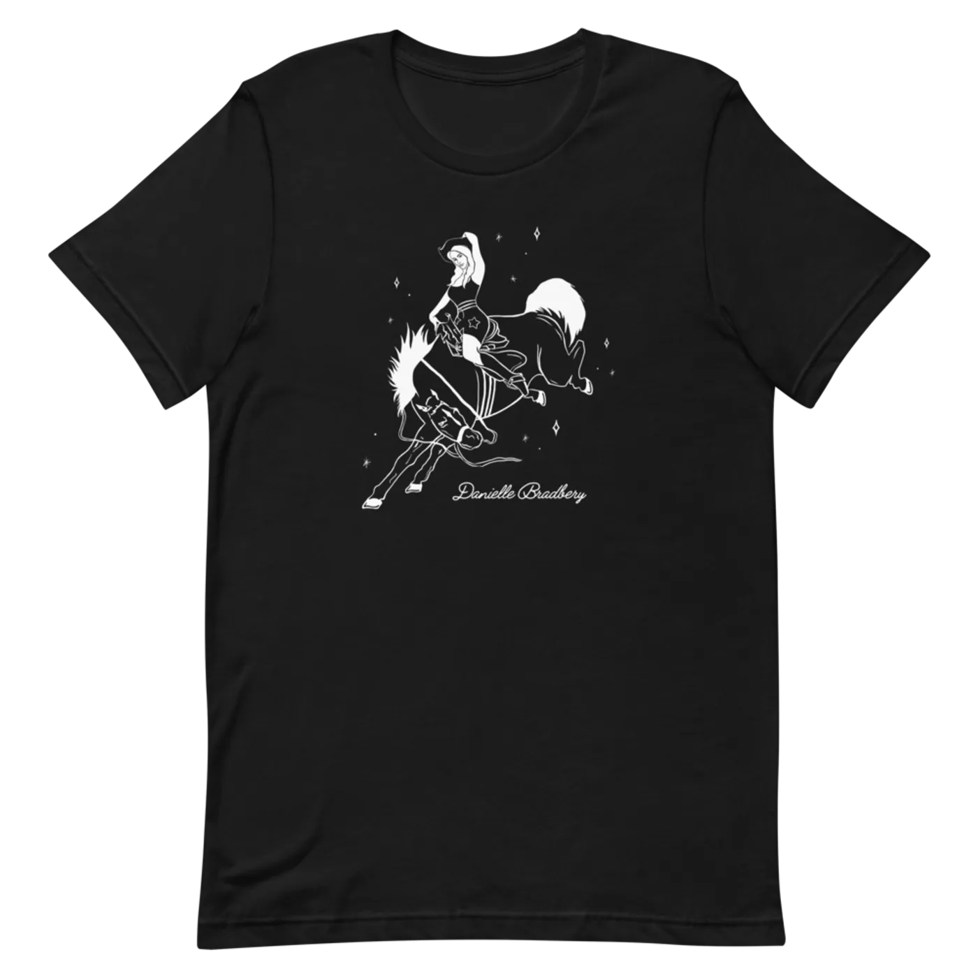 Danielle Bradbery Pinup Cowgirl Black T-Shirt