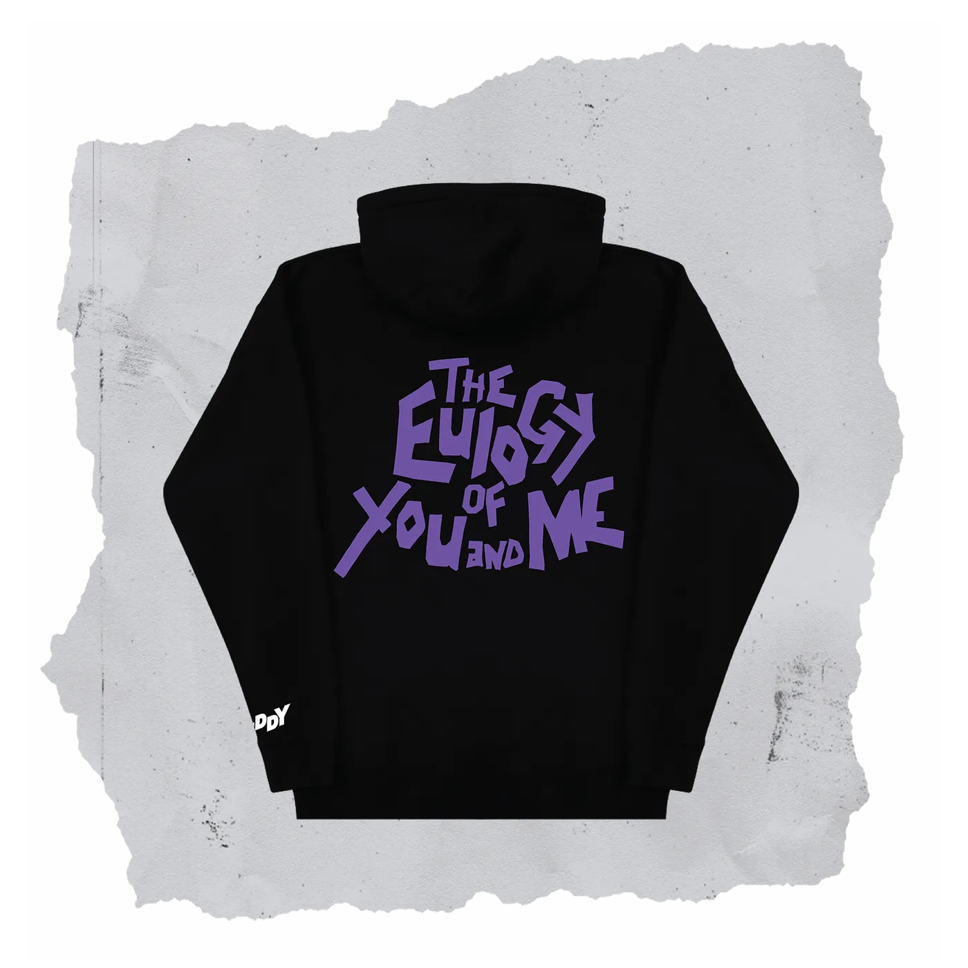 Lilhuddy The Eulogy of You and Me Portrait Hoodie