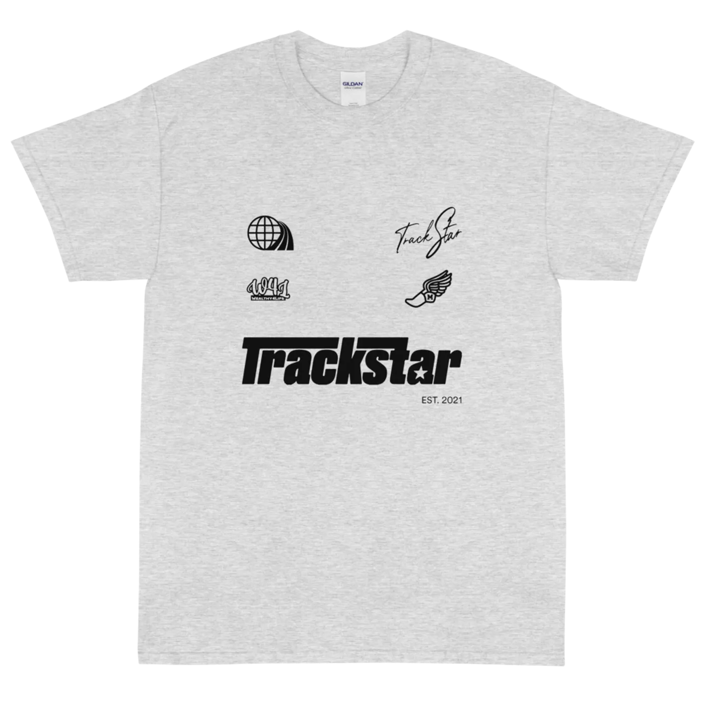 Mooski Track and Field Star Athletic T-Shirt