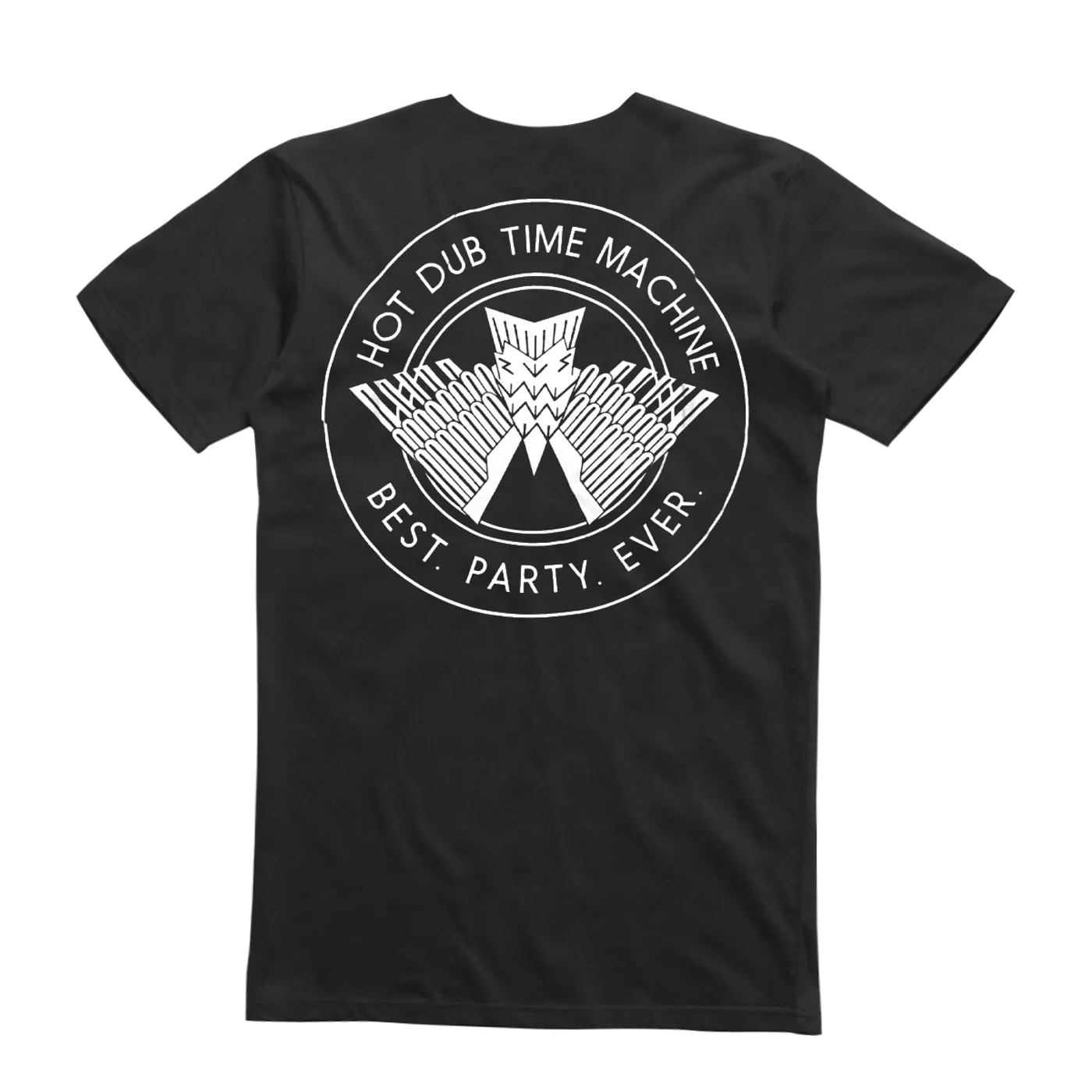Hot Dub Time Machine  Best. Party. Ever. Black Tee