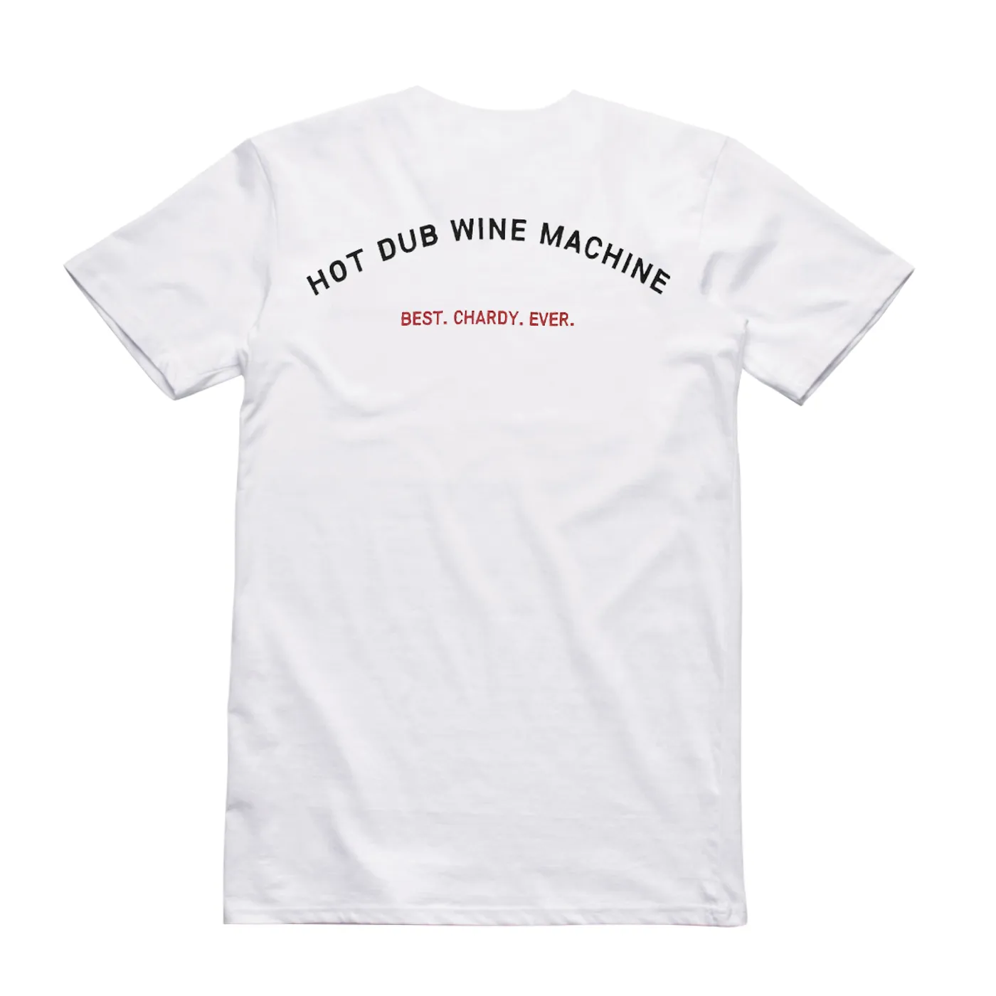 Hot Dub Time Machine  Red, Red Wine White Tee