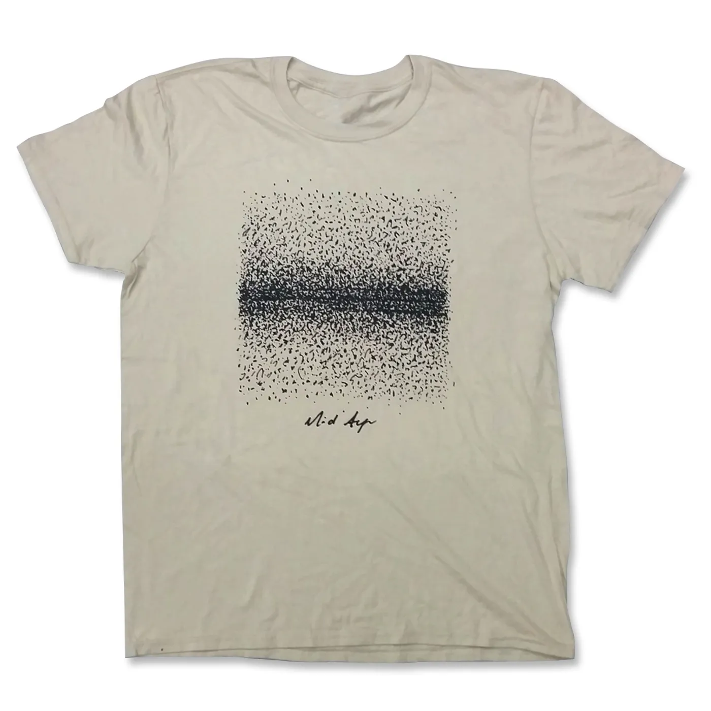 Mid Ayr - Beige Logo Tee