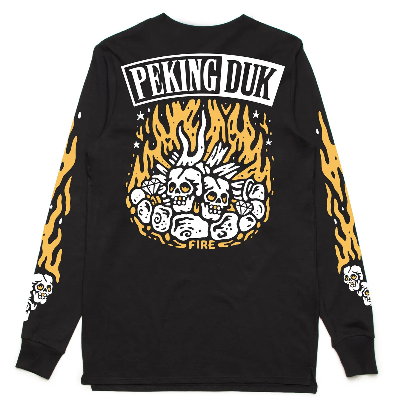 Peking Duk - Fire Black Longsleeve