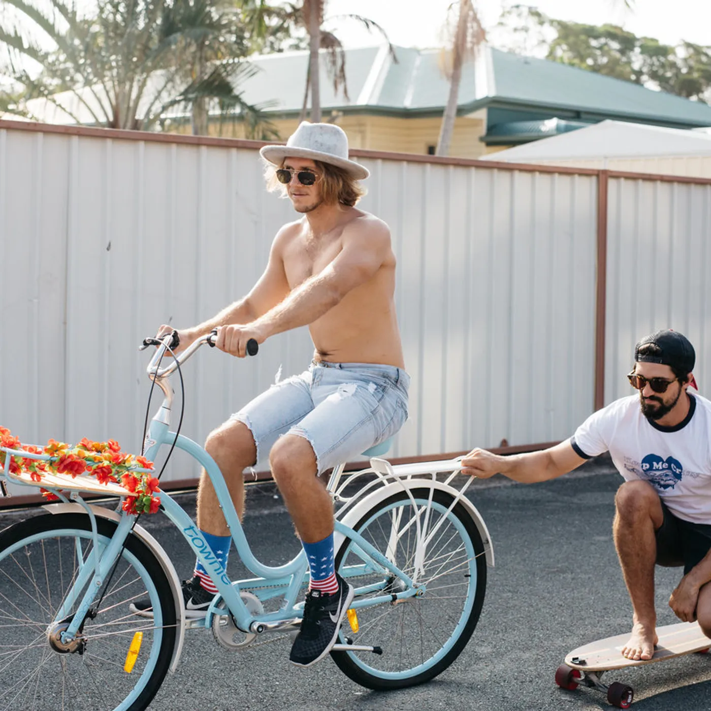 Sheppard - Blue Keep Me Crazy Tee