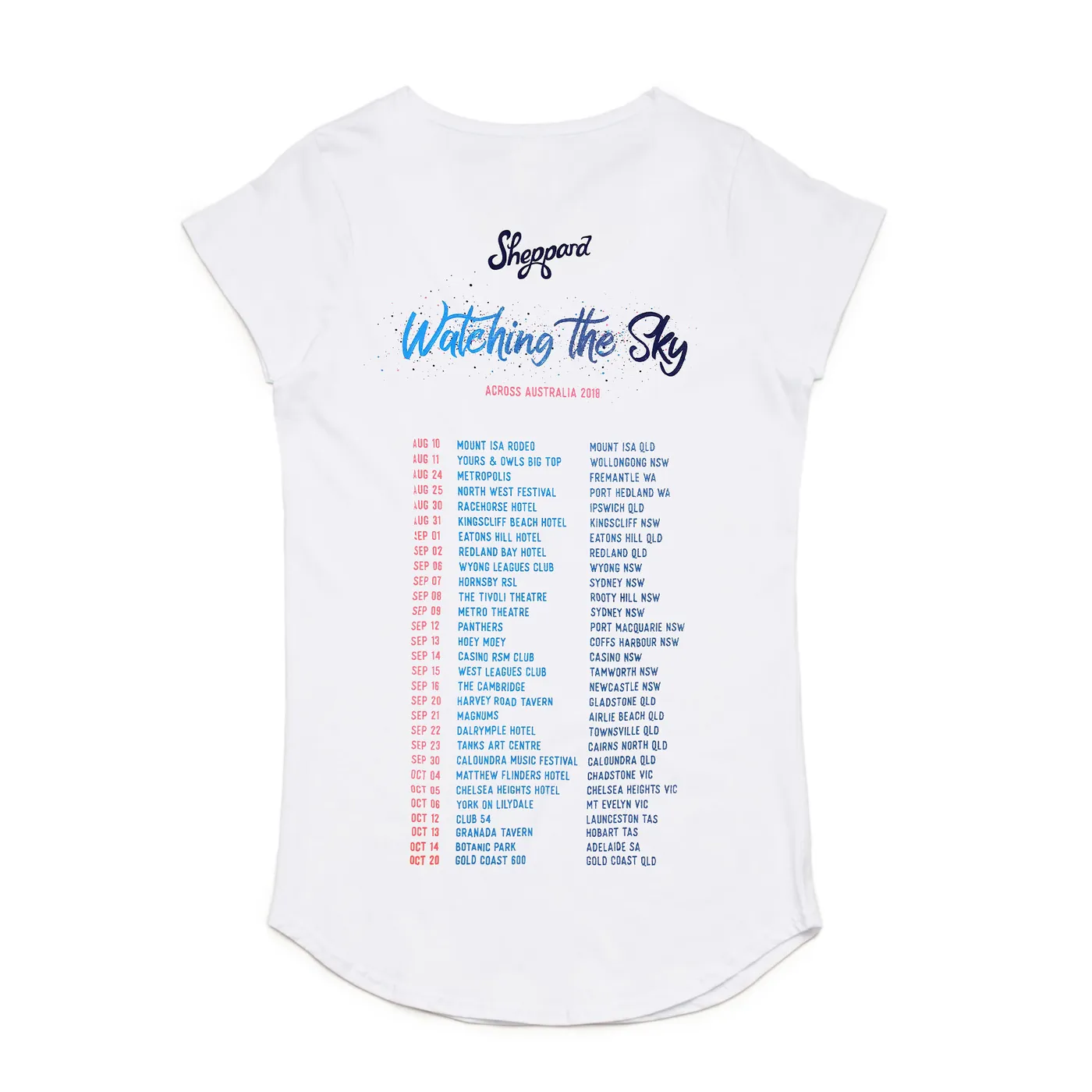 Sheppard - Watching The Sky Ladies Tour Tee