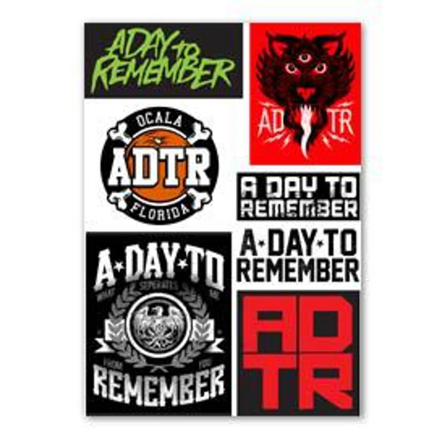A Day to Remember - Sticker Sheet