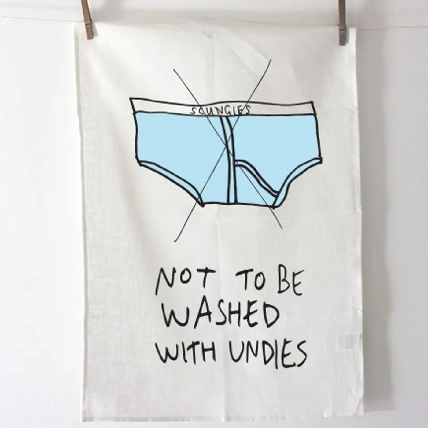 Carl Barron - Undies Teatowel