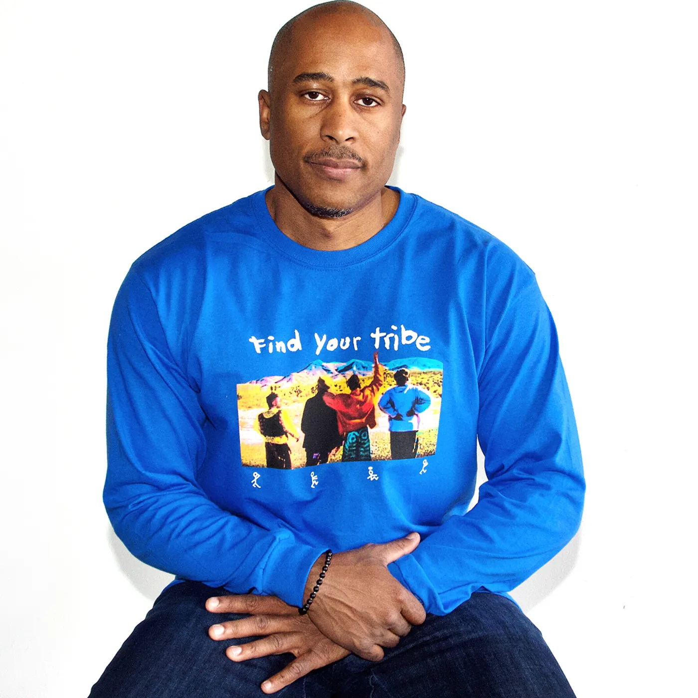 A Tribe Called Quest Find Your Tribe Royal Long Sleeve T-shirt