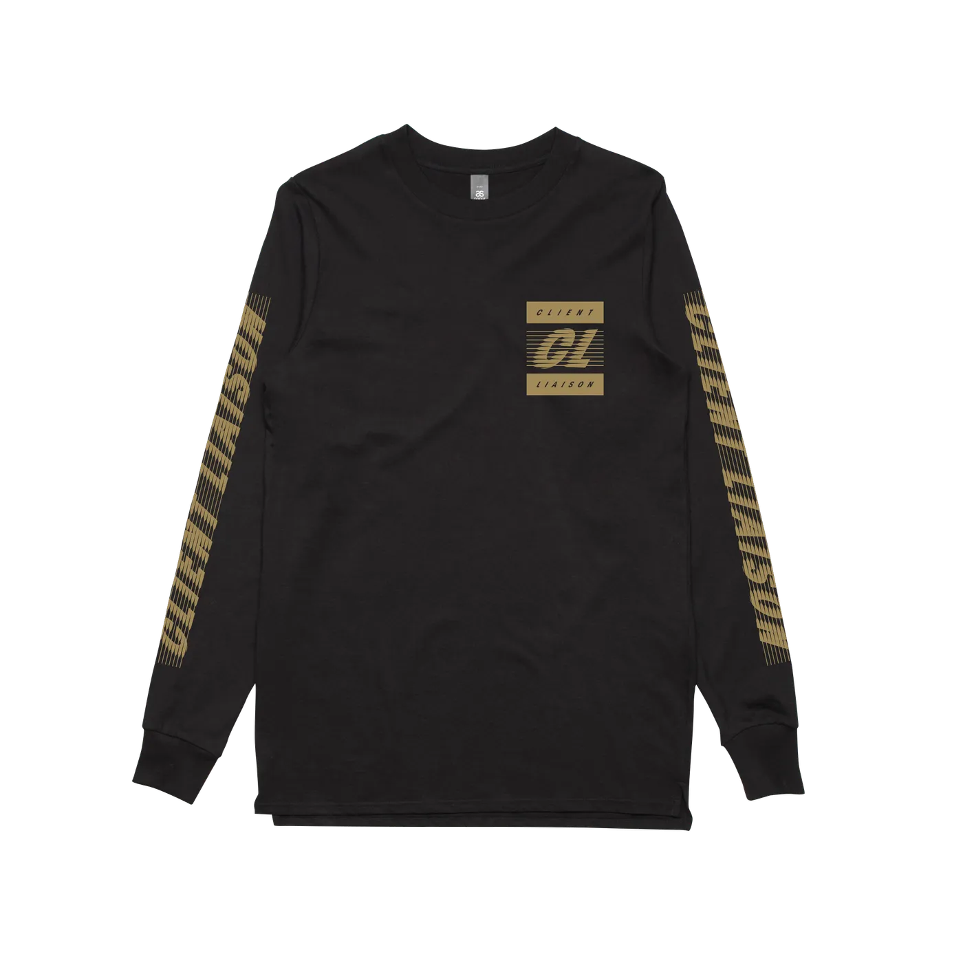 Client Liaison Speed 1.0 Gold / Black Longsleeve T-shirt / LIMITED EDITION