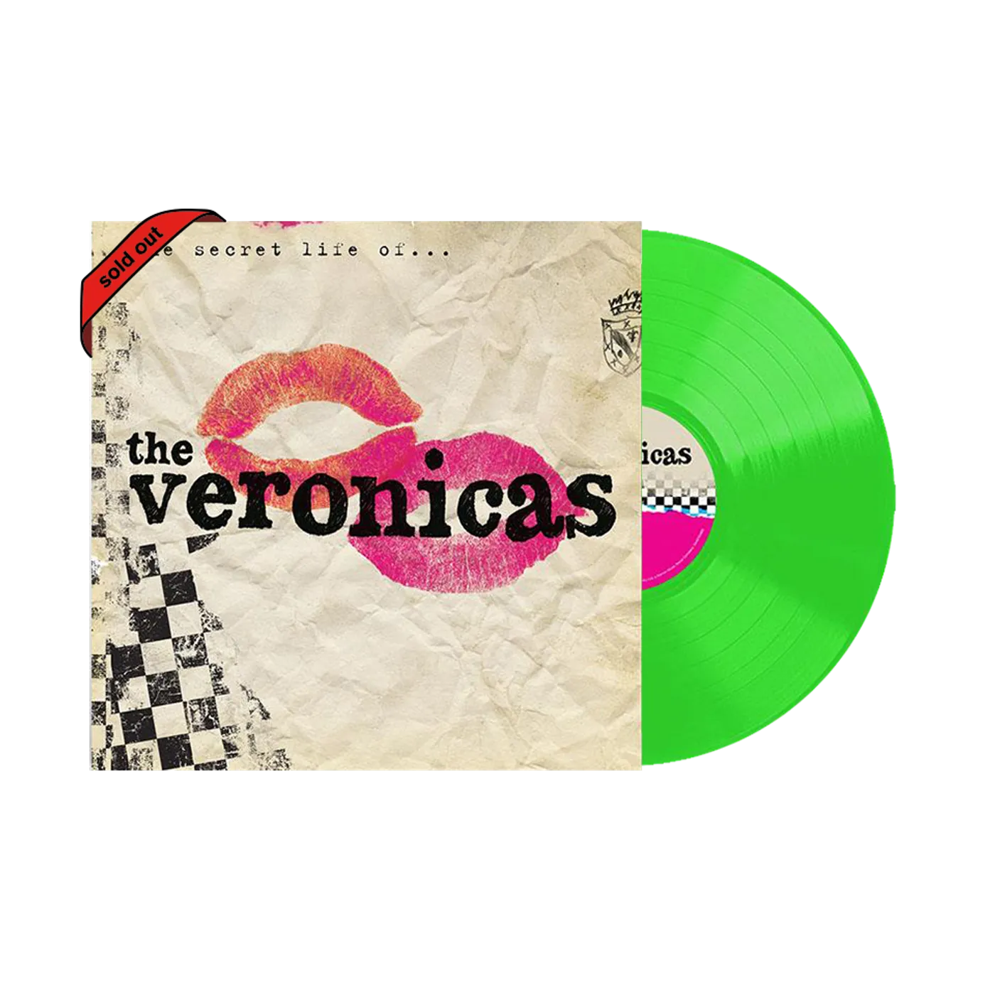 The Veronicas The Secret Life Of / Fluro Green Signed 12" vinyl