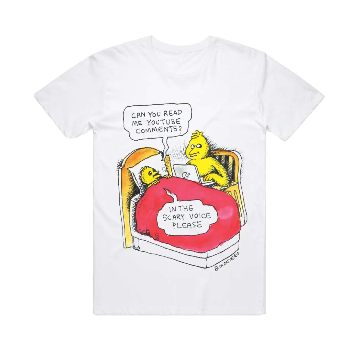 Bjenny Montero Youtube / White T-shirt