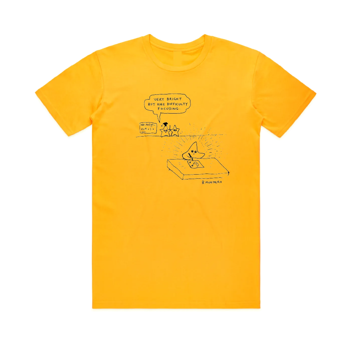 Bjenny Montero Focusing / Gold T-shirt