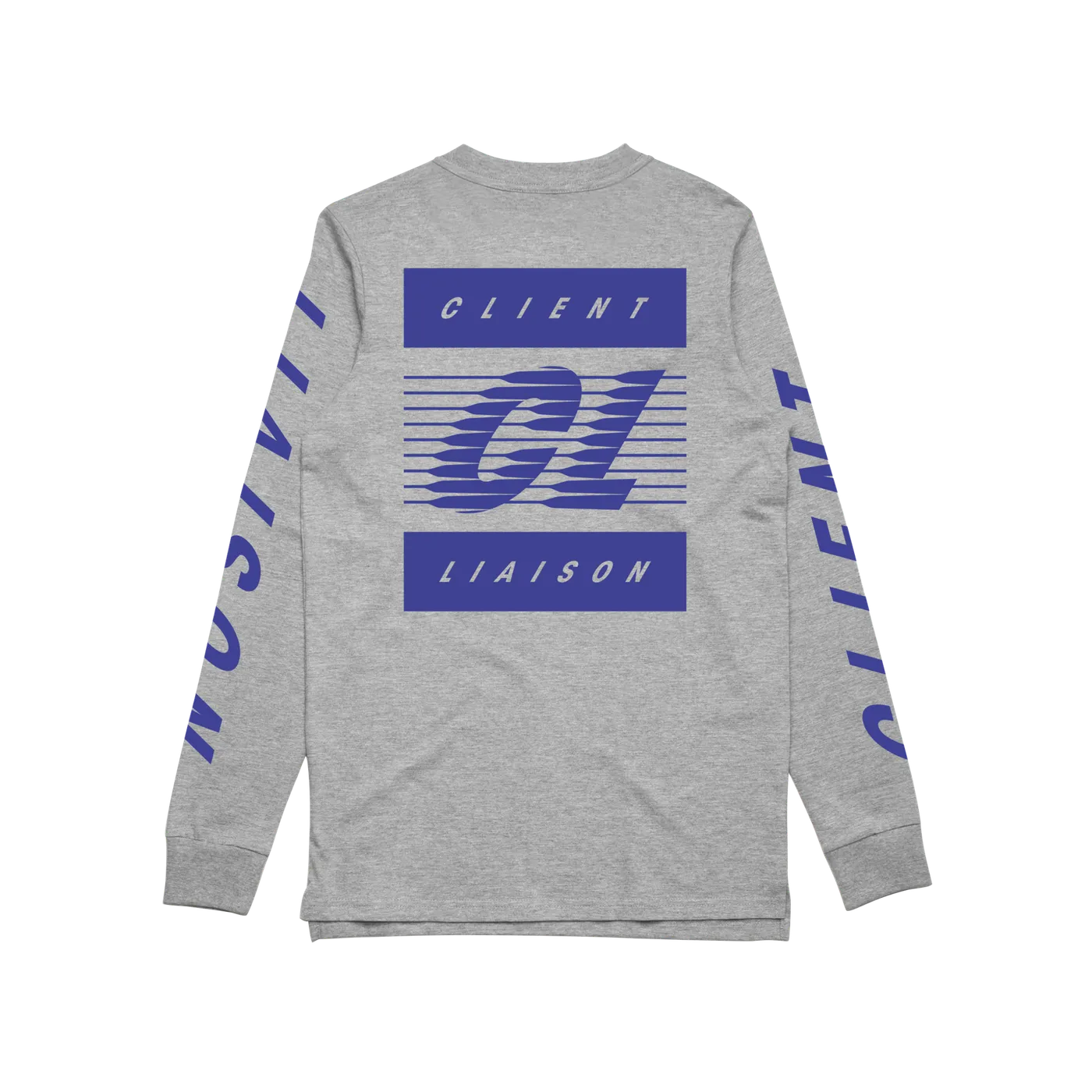 Client Liaison SPEED (REMIX)/ Grey Marl Longsleeve T-shirt / LIMITED EDITION