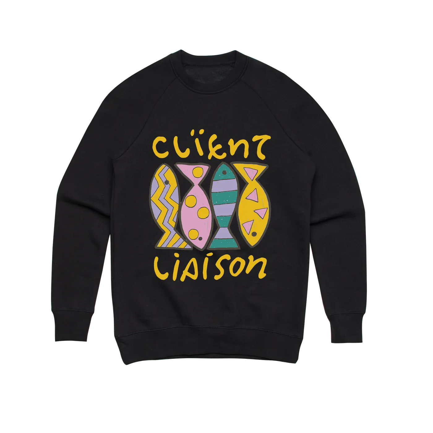 Client Liaison World Of Our Love / Black Crew Sweater