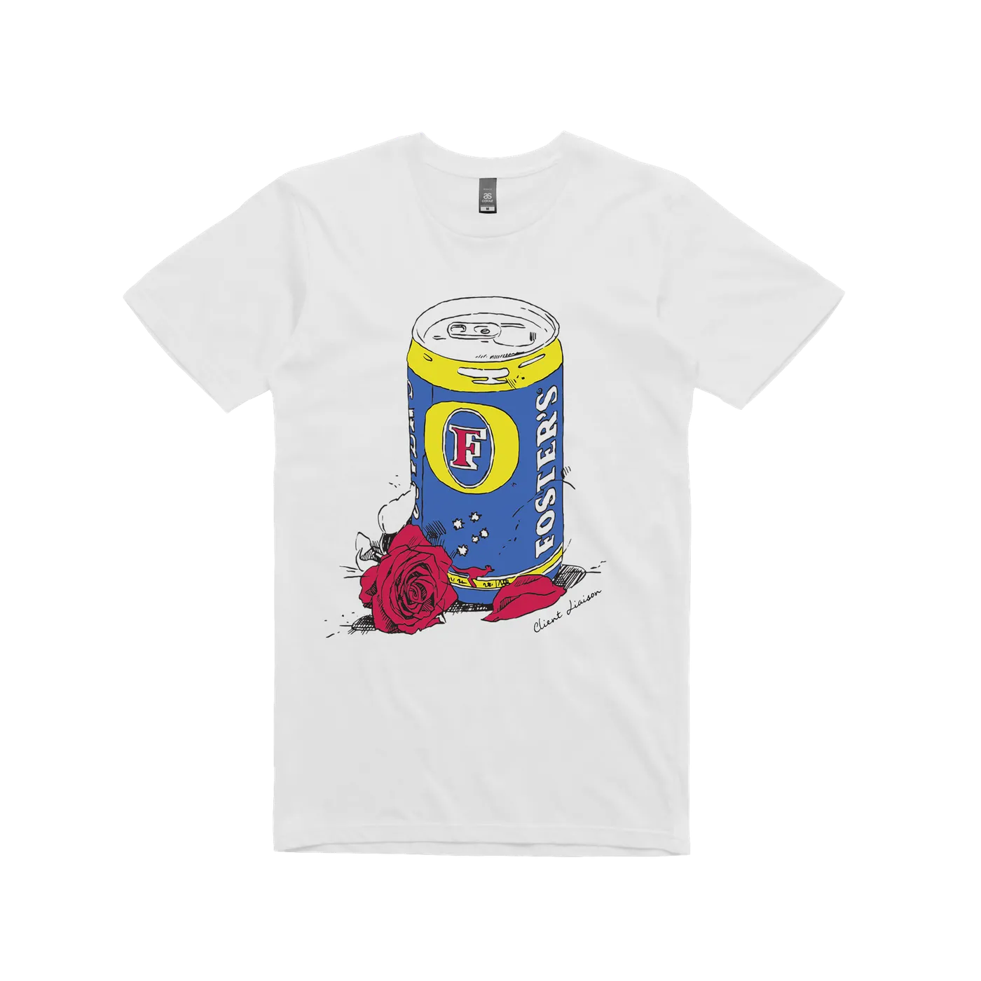 Client Liaison Fosters / White T-shirt