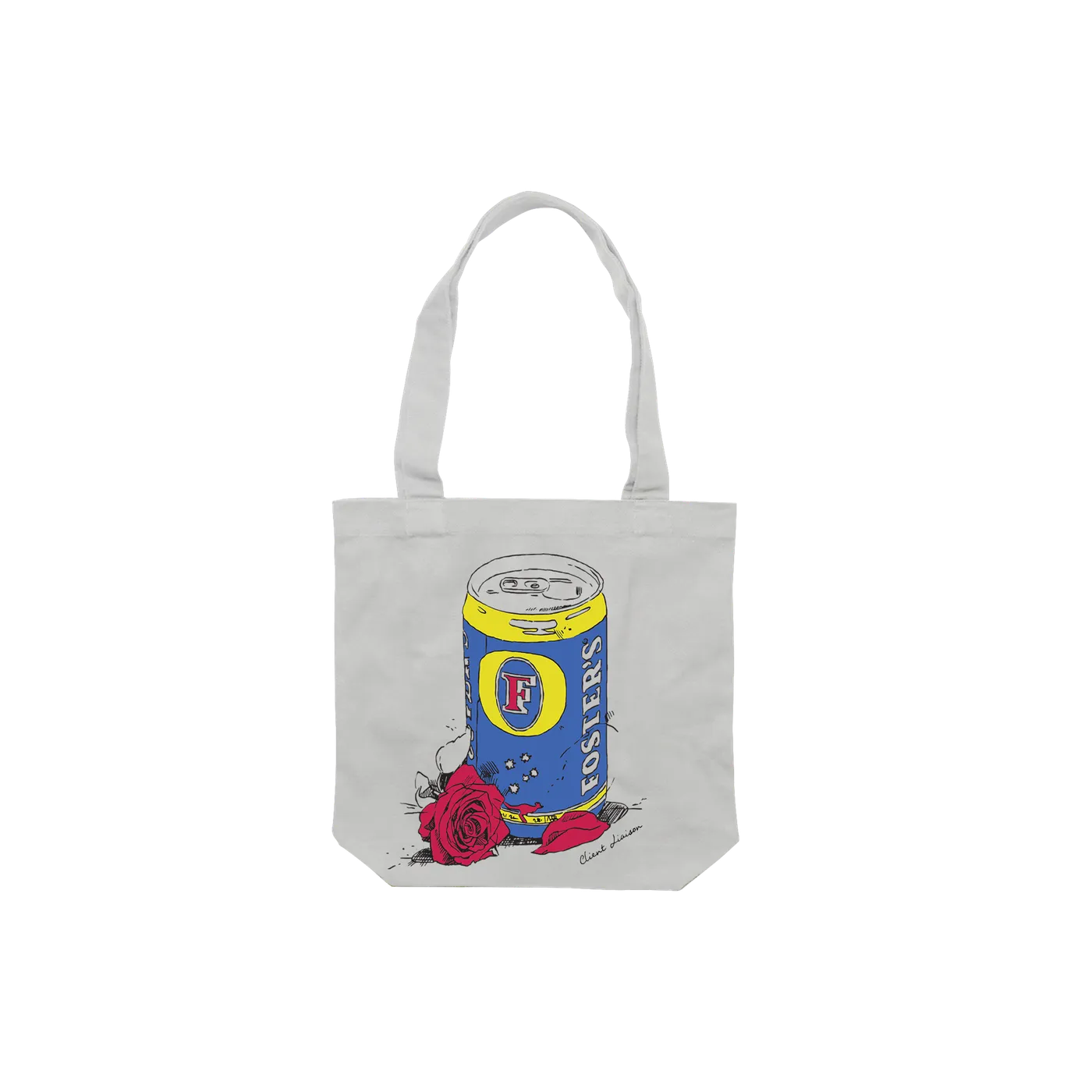 Client Liaison Fosters / White Tote Bag