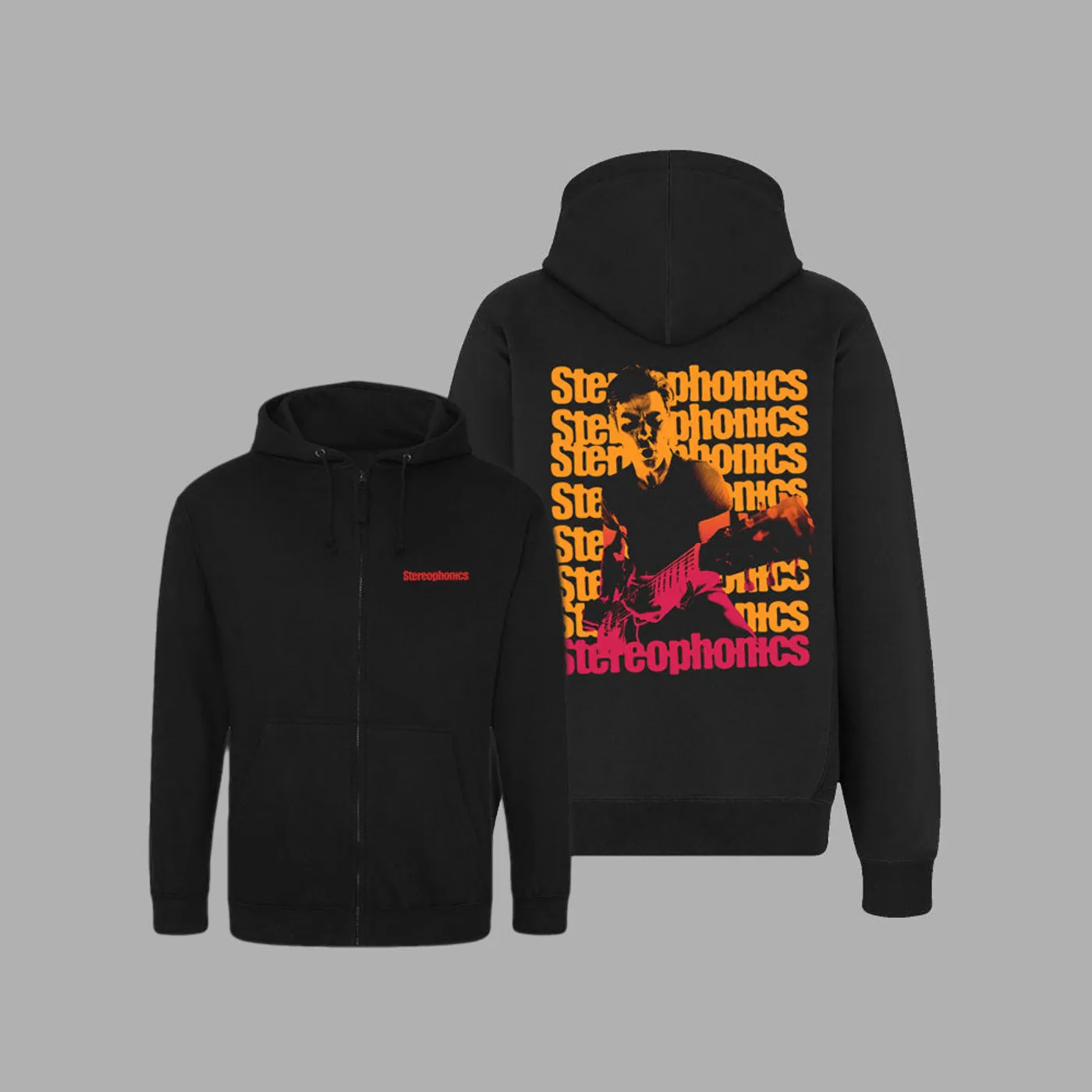 Stereophonics GUITAR LEGEND ZIP BLACK HOODY