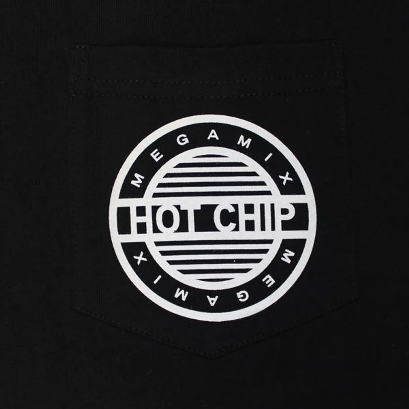HOT CHIP MEGAMIX POCKET BLACK T-SHIRT