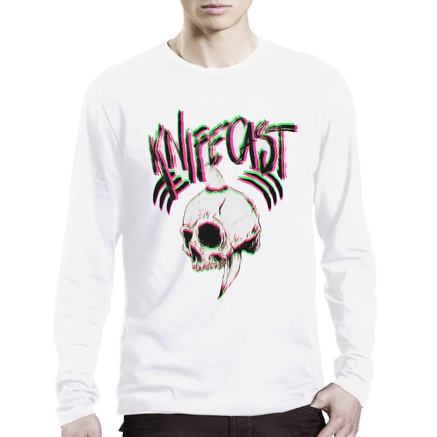 Knife Party KNIFECAST LONG SLEEVE T-SHIRT