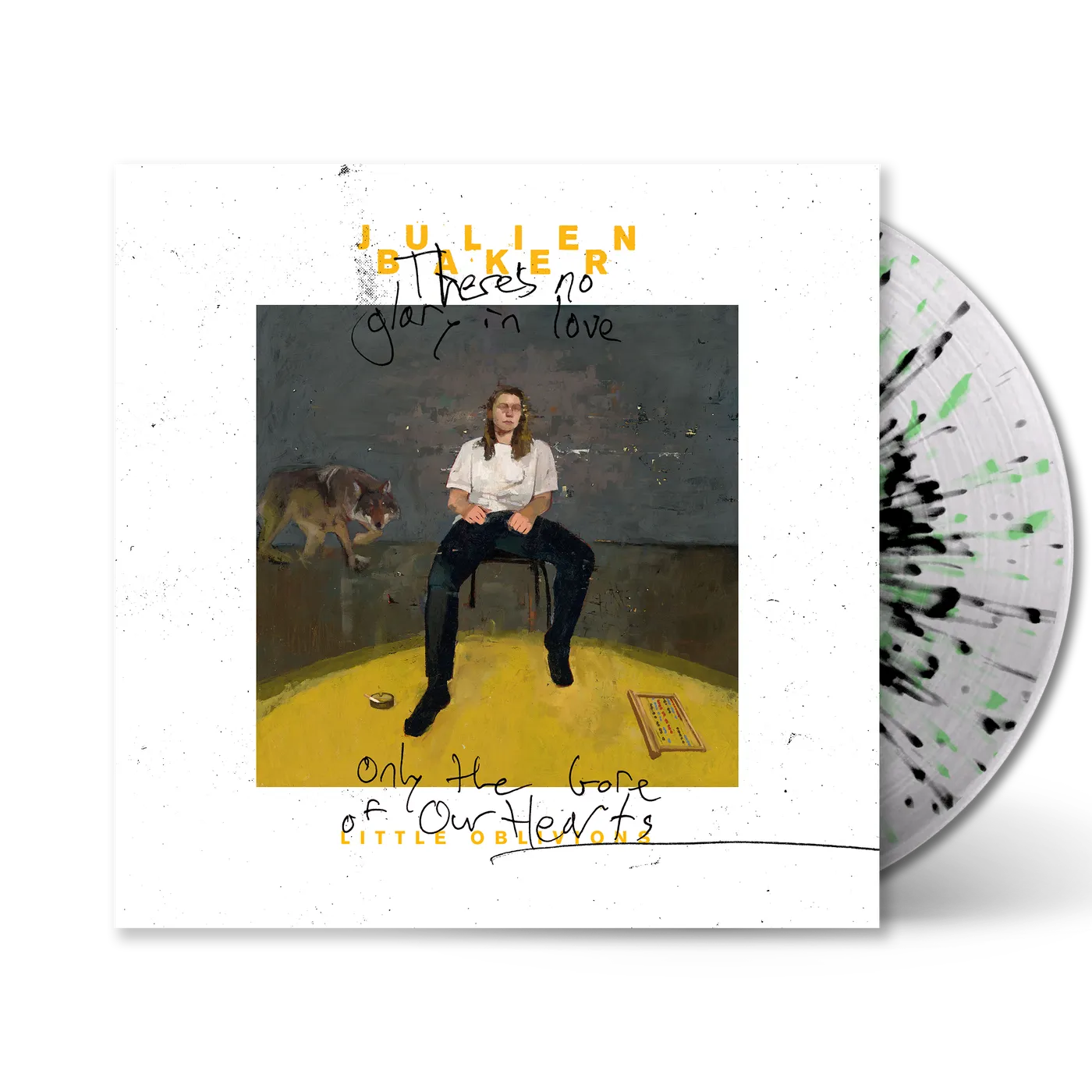 Julien Baker Little Oblivions Spotify ‘Fans First’ LP (cloudy clear base, black & neon green splatter) (Vinyl)