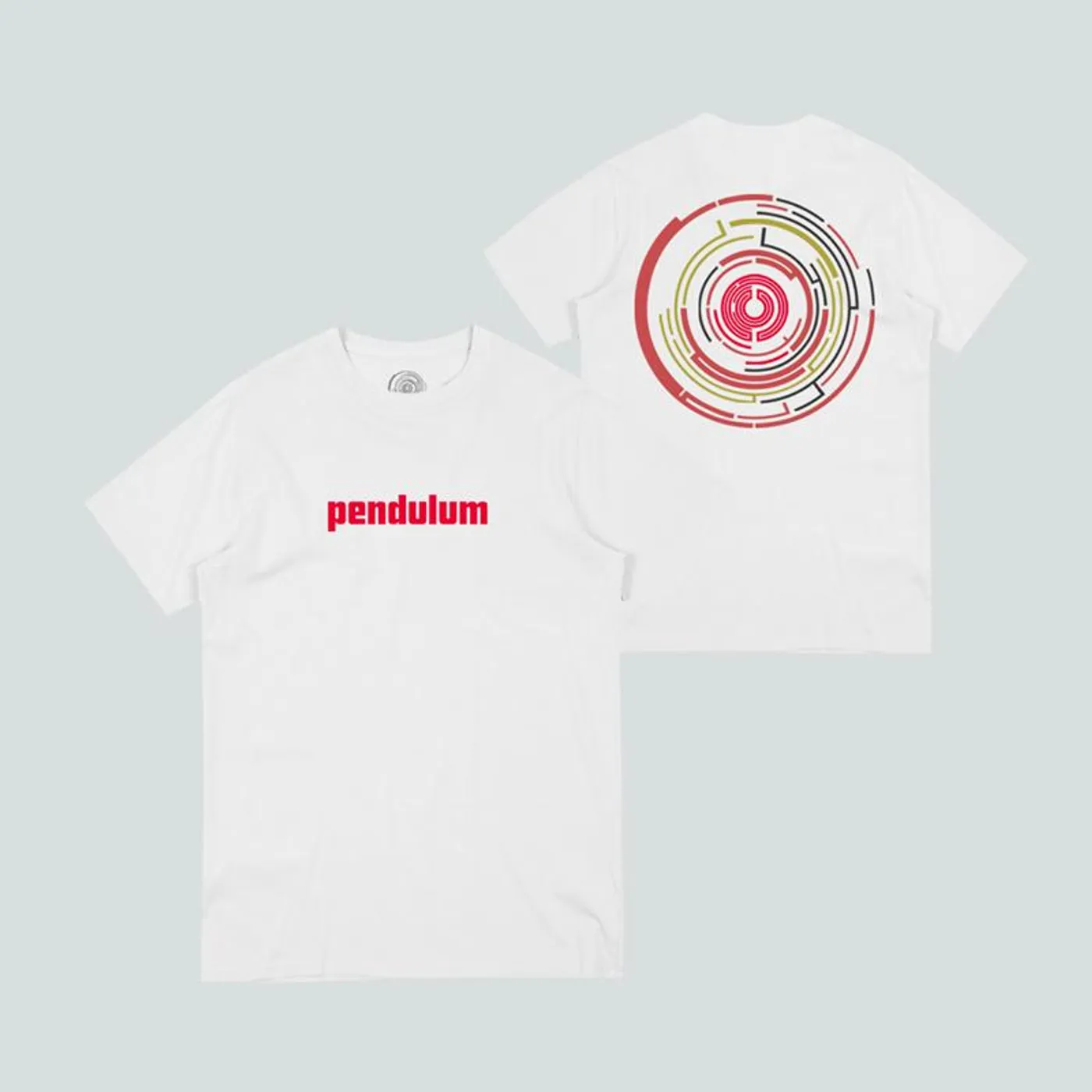 Pendulum RED MAZE LOGO WHITE T-SHIRT