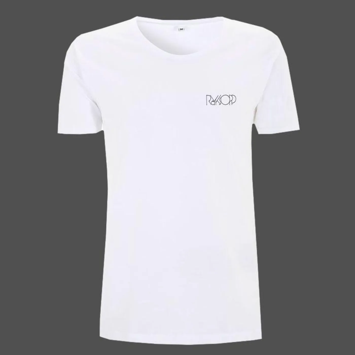 Röyksopp White Breast Neck Logo Men's T-shirt
