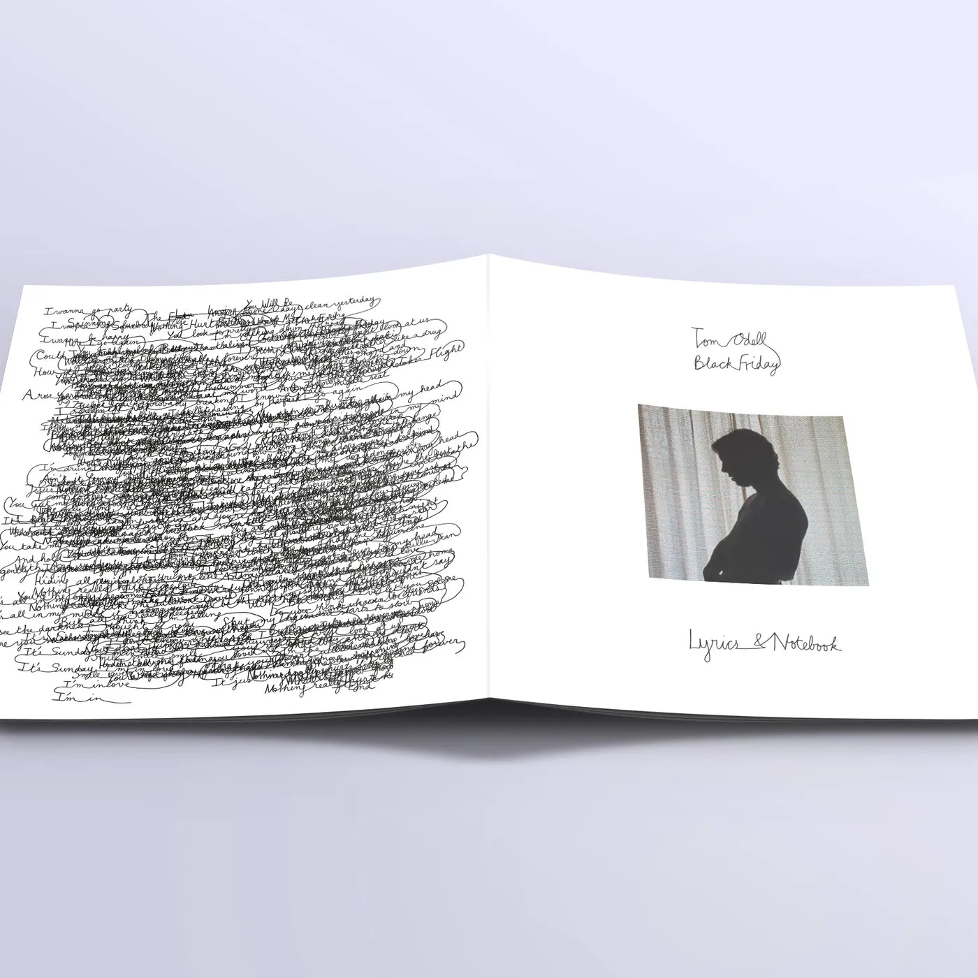 Tom Odell Black Friday Lyric & Notebook