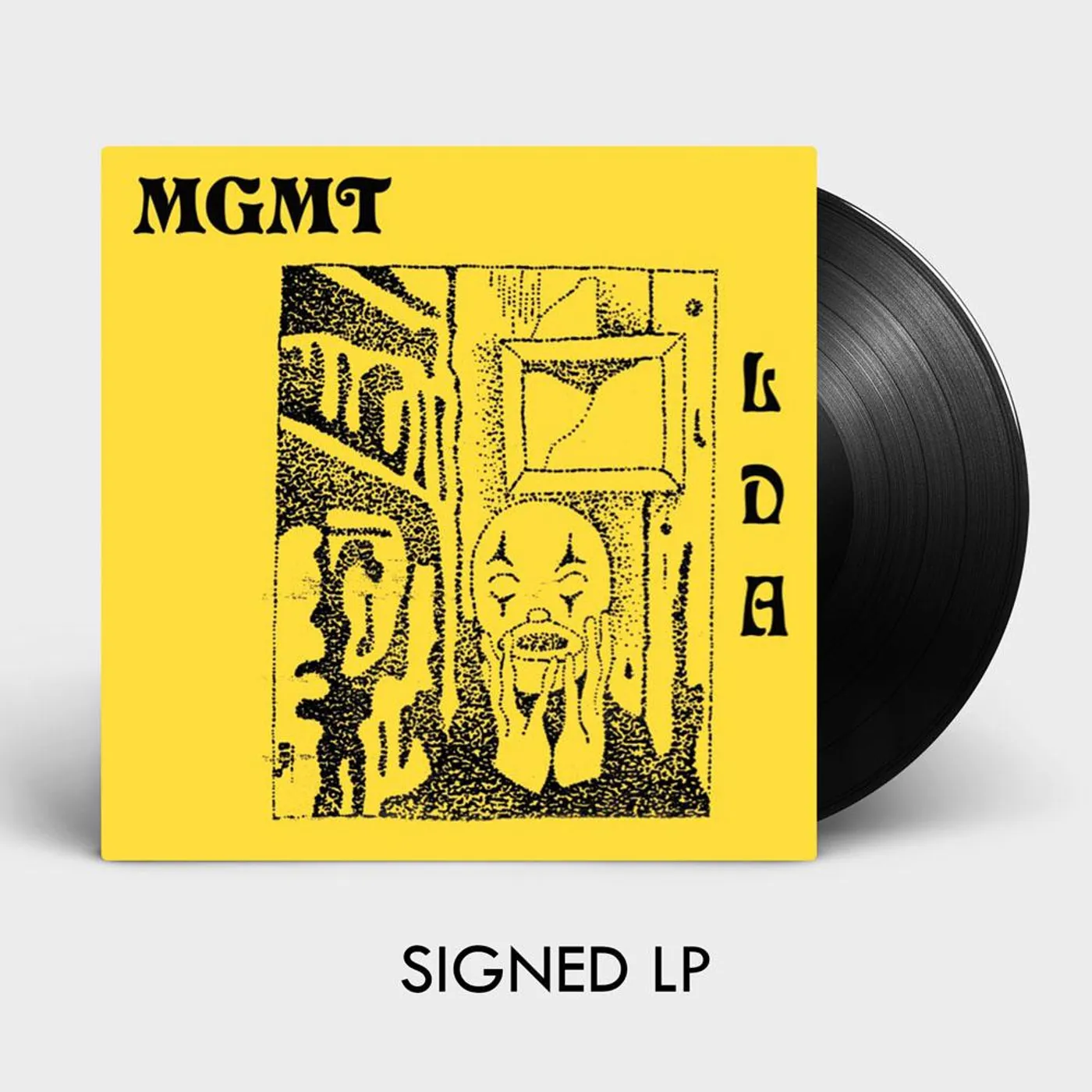 MGMT LITTLE DARK AGE - SIGNED LP (Vinyl)