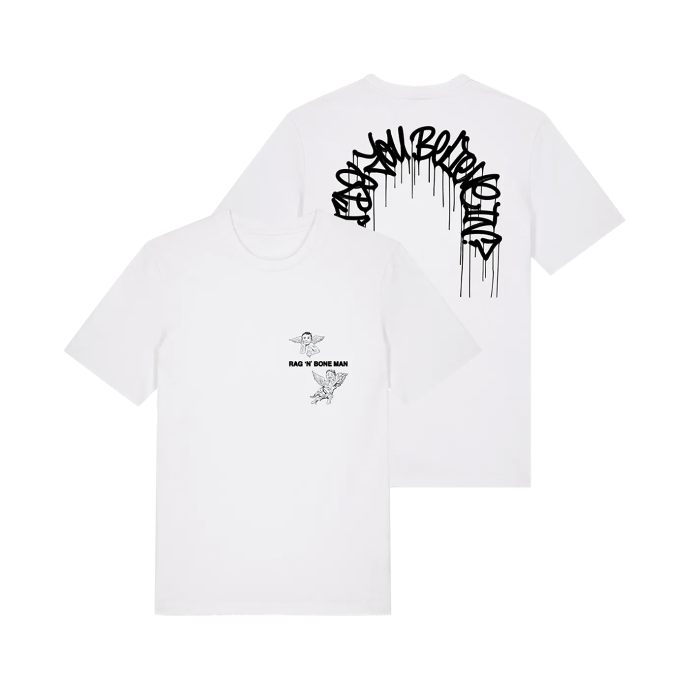 Rag'n'Bone Man What Do You Believe In? Cherub White T-Shirt