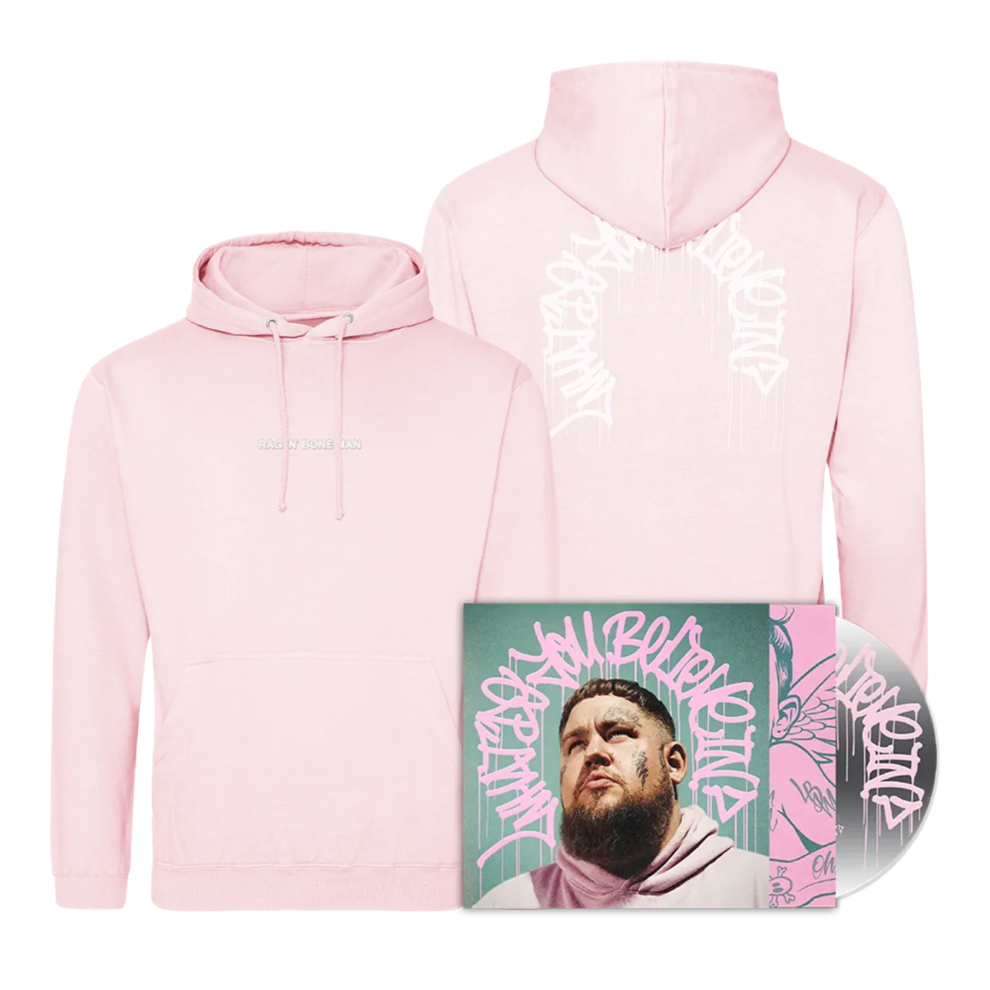 Rag'n'Bone Man What Do You Believe In? Hoodie + Album + Signed Insert